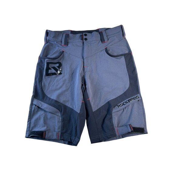 Rockbros Other - Rockbros Cycling Bicycle Shorts MTB Mountain Bike Padded Lined Mens L Gray Cargo